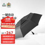 富尔顿fulton进口雨伞男大号自动折叠加大双人双层伞商务黑色抗风雨伞情人节礼品 双层加大自动折叠风暴伞