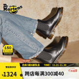 马丁（DR.MARTENS）2976 YS男女款秋季舒适百搭黄车线黑色女切尔西靴城市轻户外 黑色 36 偏小，推荐大一码