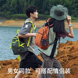 FOUVOR户外双肩包登山包新款男女旅行背包爬山徒步旅游运动休闲学生书包 绿色（小款多口袋）