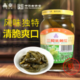 三和 酱菜 酱瓜腌黄瓜 下饭菜 乳黄瓜 375g 扬州特产 中华老字号