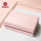 迈体（Maiti）瑜伽砖高密度EVA环保瑜伽初学辅助用品泡沫砖舞蹈练功辅助用品 YBK4-8粉双色280g