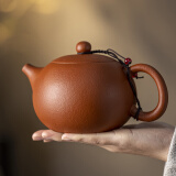 龙寅茶壶紫砂壶功夫茶具套装泡茶壶原矿朱泥西施壶家用大容量大红袍 超大容量520ml凤鸣西施壶简装