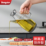 拜格（BAYCO）高硼硅玻璃油壶1000ml刻度油瓶酱醋调料瓶香油瓶宽口径油壶BS4203