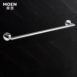 摩恩（MOEN）不锈钢卫生间挂件浴巾架浴室毛巾架纸巾架卫浴置物架浴室五金挂件 不锈钢单杆毛巾杆60cm