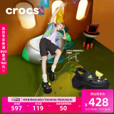 卡骆驰crocs刘雨昕同款雪屋洞洞鞋女鞋户外休闲鞋|209347 黑色-001 39(240mm)