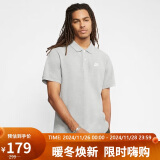 耐克NIKE 男子 T恤 透气 SPORTSWEAR 短袖 CJ4457-063暗麻灰色XL码