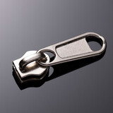 长科加厚拉链头配件背包替换拉链扣书包行李箱包包被罩专用尼龙拉锁头 8号银色拉头 5个