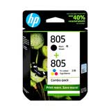 惠普（HP）805墨盒原装适用2332 2729 1212 2720 2723/22 1210打印机 805黑彩套装（标容）