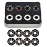 酷秀酷秀陶瓷轴承溜冰鞋滑板车漂移板白陶轴承 白陶轴承 一盒16个（赠扳手飞碟轴承油）