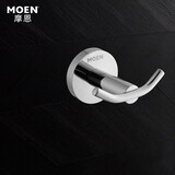 摩恩（MOEN）不锈钢卫生间挂件浴巾架浴室毛巾架纸巾架卫浴置物架浴室五金挂件 不锈钢双衣钩