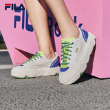 FILA 斐乐官方【杨幂同款】女ROCK摩登帆布鞋2025春夏时尚休闲运动鞋