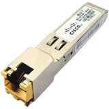 思科（CISCO） 双芯LC光纤模块SFP波长 千兆100米 GLC-T= 光转电口模块