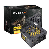 EVESKY积至电源 权力游戏550WS 电脑电源台式550W电脑主机电源额定350W带显卡供电静音 权力游戏600WS（额定400W）