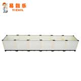 易栽乐（Yizail） 2.5S种植箱阳台种菜种花花盆学校绿化园艺用品屋顶阳台菜园 6联加深种植箱240*40*43cm