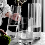若绿 富贵竹水培植物花卉盆栽 室内客厅转运绿植 办公室桌面好养 圆柱玻璃瓶高30厘米