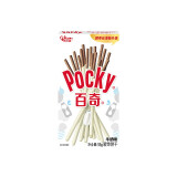 格力高（Glico）百奇涂层饼干儿童小零食下午茶 牛奶味 55g