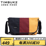 TIMBUK2拼色邮差包经典单肩包信使包斜挎包通勤包单肩挎包运动骑行背包 黄色/红色环保款 XS