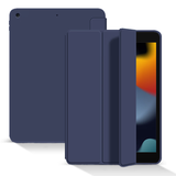 倪尔克 iPad保护套iPad9/8/7/10代蜂窝三折支撑保护壳ipadpro/air苹果平板电脑保护套Apple平板皮套 深海蓝【蜂窝三折皮套】智能休眠 【10.2英寸】iPad 9/8/7