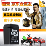 超威（CHILWEE）童车电瓶6V4AH4.5儿童三轮甲壳虫摩托四轮汽车6V玩具电子秤蓄电池