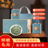 小茶日记茶叶 毛尖绿茶礼盒装300g 信阳特产茗茶 高端送礼