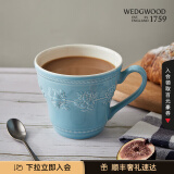 WEDGWOOD欢愉假日马克杯情侣对杯杯子水杯咖啡杯高颜值 欢愉假日蓝色马克杯 1个 350ml