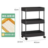 唯良（WEILIANG）多功能阳台花架落地室内花架种菜架多层花架置物架客厅花架子 黑色3层【带辅助储水膜片】