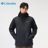 Columbia哥伦比亚三合一男24秋冬抓绒内胆防寒保暖夹克外套WE3321 010 XL