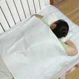 倾随如卓 全棉按摩布推拿巾 理疗按摩巾推拿布 美容院纯棉手布按摩床单 白色 40*60cm 按摩布