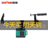 度维（DOVOH）【砌墙神器】红外线水平仪绿光360度贴砖墙地一体卡梁卡柱子两用 4线W+45架子