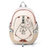 出走星球兔 可爱学生双肩包女生休闲初高中生书包轻便旅行背包电脑包 甜酷灰