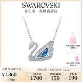 施华洛世奇（SWAROVSKI）Swan优雅天鹅项链女吊坠轻奢小众送女友生日礼物女 【爆款】125周年蓝色5533397