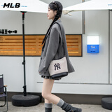 MLB章若楠同款包包女包水桶包休闲斜挎包女士单肩包生日礼物 纽约洋基队/黑色 F