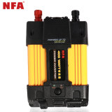 NFA车载逆变器12V转220V 400W双配线车载冰箱点烟器用逆变器7823N