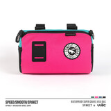 思帕客（Spakct）大容量车包单车骑行挂包休闲车包水桶包  西瓜红/蓝绿（小号）