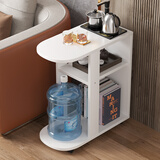 酷林KULIN边桌茶几 沙发边几 简约可移动茶台 家用小型置物收纳架 暖白色