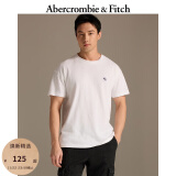 ABERCROMBIE & FITCH【小麋鹿】男装女装情侣装经典小麋鹿圆领短袖T恤KI124-9135 白色 S (175/92A)