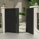 铝艺中式大门户外别墅院子铝合金入户小区双开门农村自建房庭院门 款式三（标价非定价）