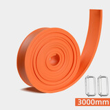 康园速（Kangyuansu）田径跑步训练阻力带男爆发力体育生弹力带篮球力量拉力绳拉力带  3米桔色【阻力约29kg65磅】