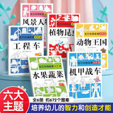 小手学画画 幼儿童 填色涂鸦本涂色本小手学画画美术入门 儿童线描临摹画册简笔画卡通机甲手绘 绘画线稿描线控笔涂鸦涂色本 【全6册】