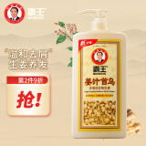 霸王洗发水洗发露洗发乳液深层清洁保湿嫩肤滋润顺滑留香久男女士通用 首乌姜汁去屑精华素1L