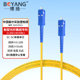 博扬（BOYANG）BY-115S 电信级光纤跳线尾纤 1.5米SC-SC(UPC) 单模单芯 Φ2.0跳纤光纤线网线