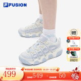 FILA FUSION斐乐女鞋潮牌文化篮球鞋休闲鞋情侣运动鞋斐乐男女鞋 香草冰/冰灰-VI【女】 39