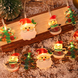 TaTanice 圣诞装饰品灯串圣诞节装饰品圣诞树灯串装饰商场超市氛围布置