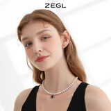 ZEGL复古甜心珍珠项链女饰品挂件吊坠锁骨链秋冬新款送闺蜜生日礼物