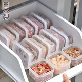 NAKAYA日本进口分装迷你食品级保鲜盒冷冻密封冰箱冻肉收纳盒葱姜蒜食物