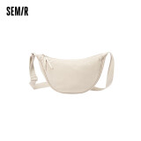 森马（Semir）斜挎包男简约纯色胸包情侣背包通勤休闲风105124153222