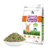 洁西（JESSIE）牧草兔粮1kg 提摩西草苜蓿草兔子饲料 成兔幼兔粮 