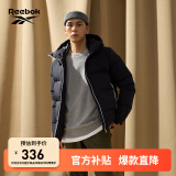 Reebok锐步官方新款户外羽绒服男女款外套新一代轻薄保暖舒适 001-22CFR203U 连帽 XS