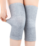 巴迈尔护膝保暖老寒腿男女士关节炎老年人冬季运动骑行厚护膝盖防寒 竹炭高弹护膝 2只装 均码