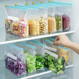 SP SAUCE日本保鲜袋食品家用密封食品袋拉链式自封袋冰箱食物收纳密封袋 大号+小号（两盒装） 特厚组合装一件